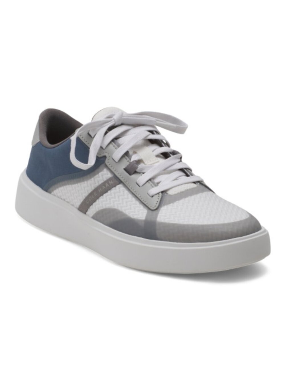 COLE HAAN Men's Grey Sport Casual Sneakers with Brand Logo Details